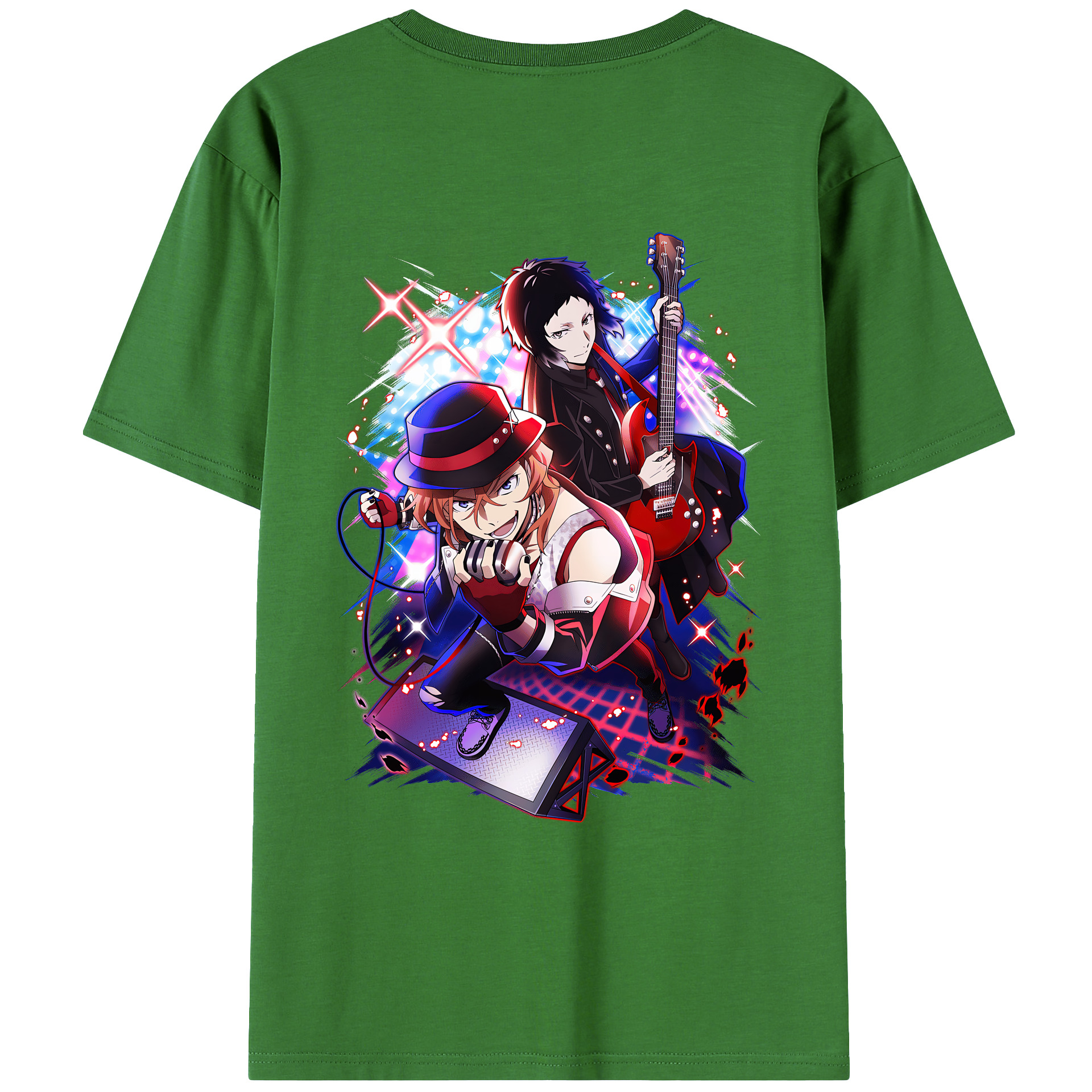 （画像用） 文豪ストレイドッグス Bungo Stray Dogs レディース半袖Tシャツ(バックプリント)